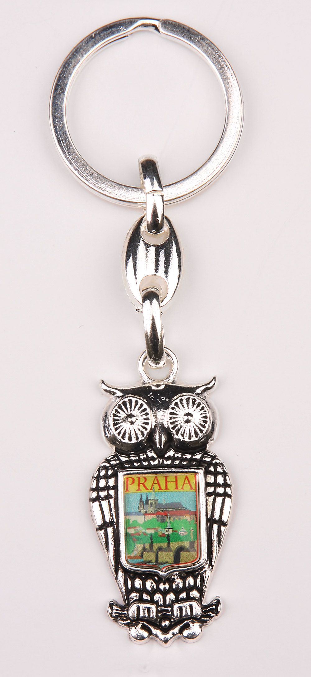 foto kl��enka - sova s motivem Prahy